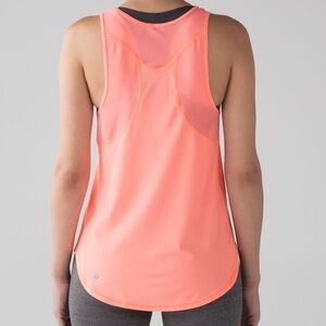 Lululemon Athletica Orange Sculpt Tank II